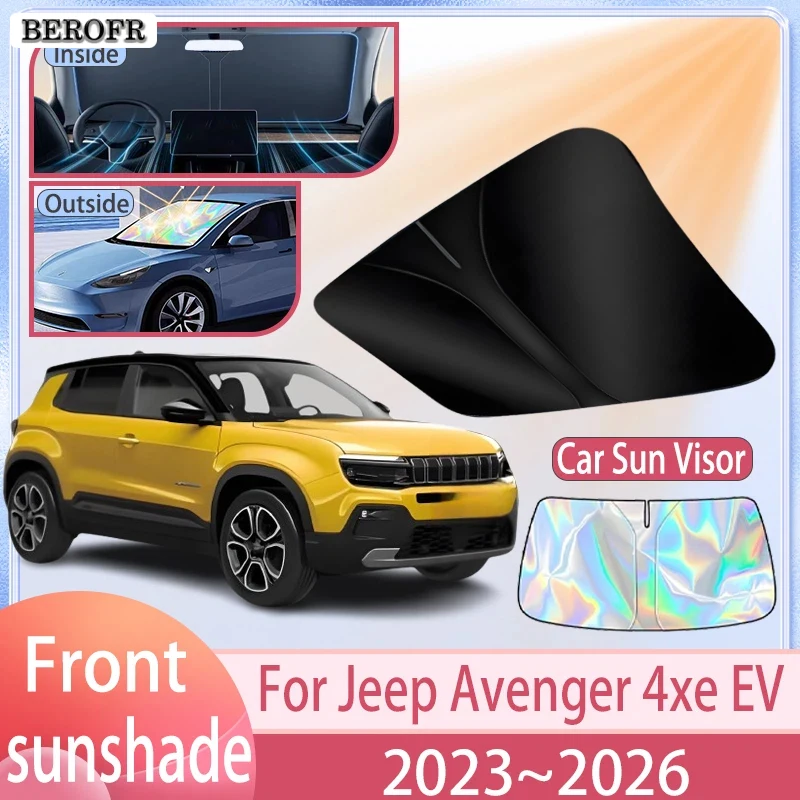 Car Sunshade For Jeep Avenger 4xe EV 2023~2026 2025 2024 Front Windshield Sun Visor Cover Anti UV Protection Accessories
Car Sunshade For Jeep Avenger 4xe EV 2023~2026 2025 2024 Front Windshield Sun Visor Cover Anti UV Protection Accessories