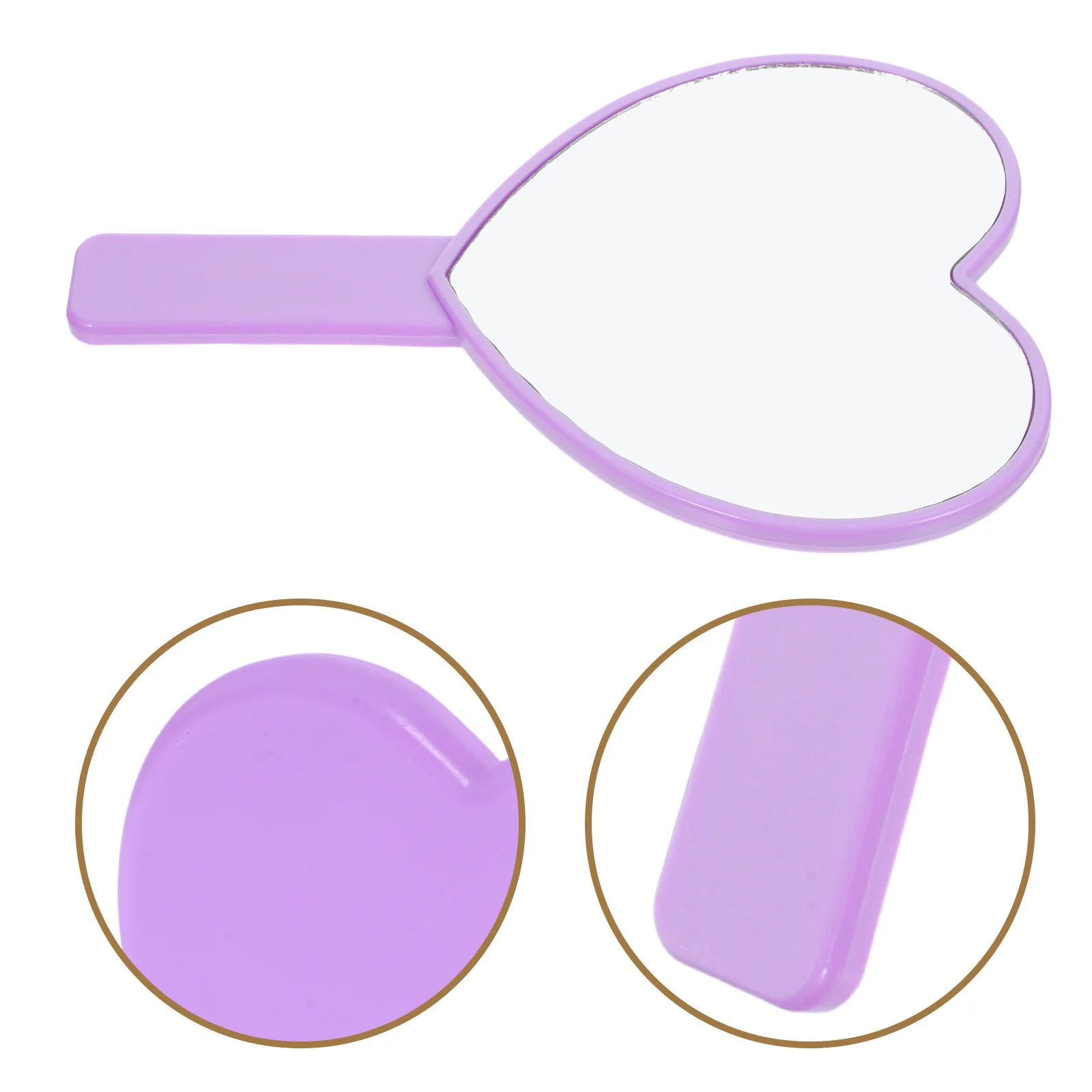 Heart Shaped Handheld Mirror Single Sided Reflection Clear Visibility Makeup Application Travel Events
Heart Shaped Handheld Mirror Single Sided Reflection Clear Visibility Makeup Application Travel Events
