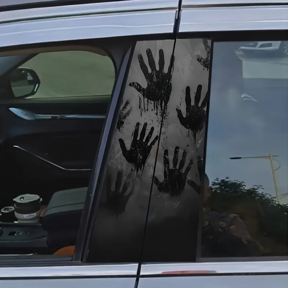 2-Piece Set - Horror Handprint Car B-Pillar Sticker Vinyl Material for B-Pillar and Door Scratch Resistant Disposable Car Parts
2-Piece Set - Horror Handprint Car B-Pillar Sticker Vinyl Material for B-Pillar and Door Scratch Resistant Disposable Car Parts