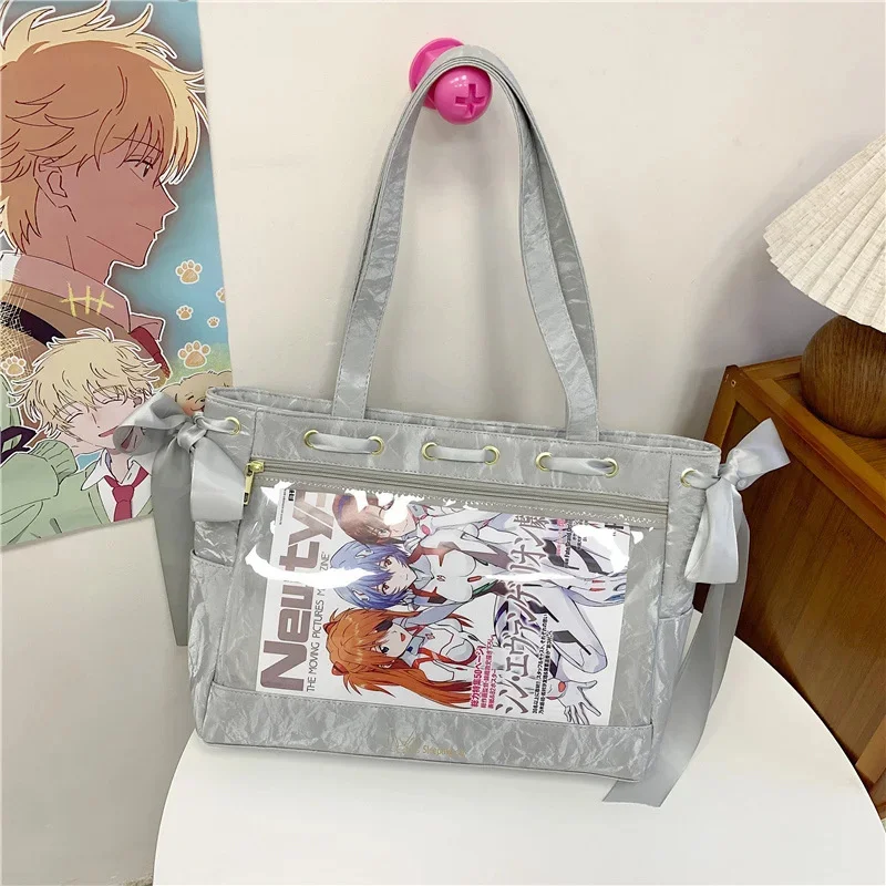 Ribbon Y2K Backpacks Bow Itabag Casual Girl Commute Hand-held Shoulder Crossbody Bag Factory Direct Large Appetite Itabag New
Ribbon Y2K Backpacks Bow Itabag Casual Girl Commute Hand-held Shoulder Crossbody Bag Factory Direct Large Appetite Itabag New