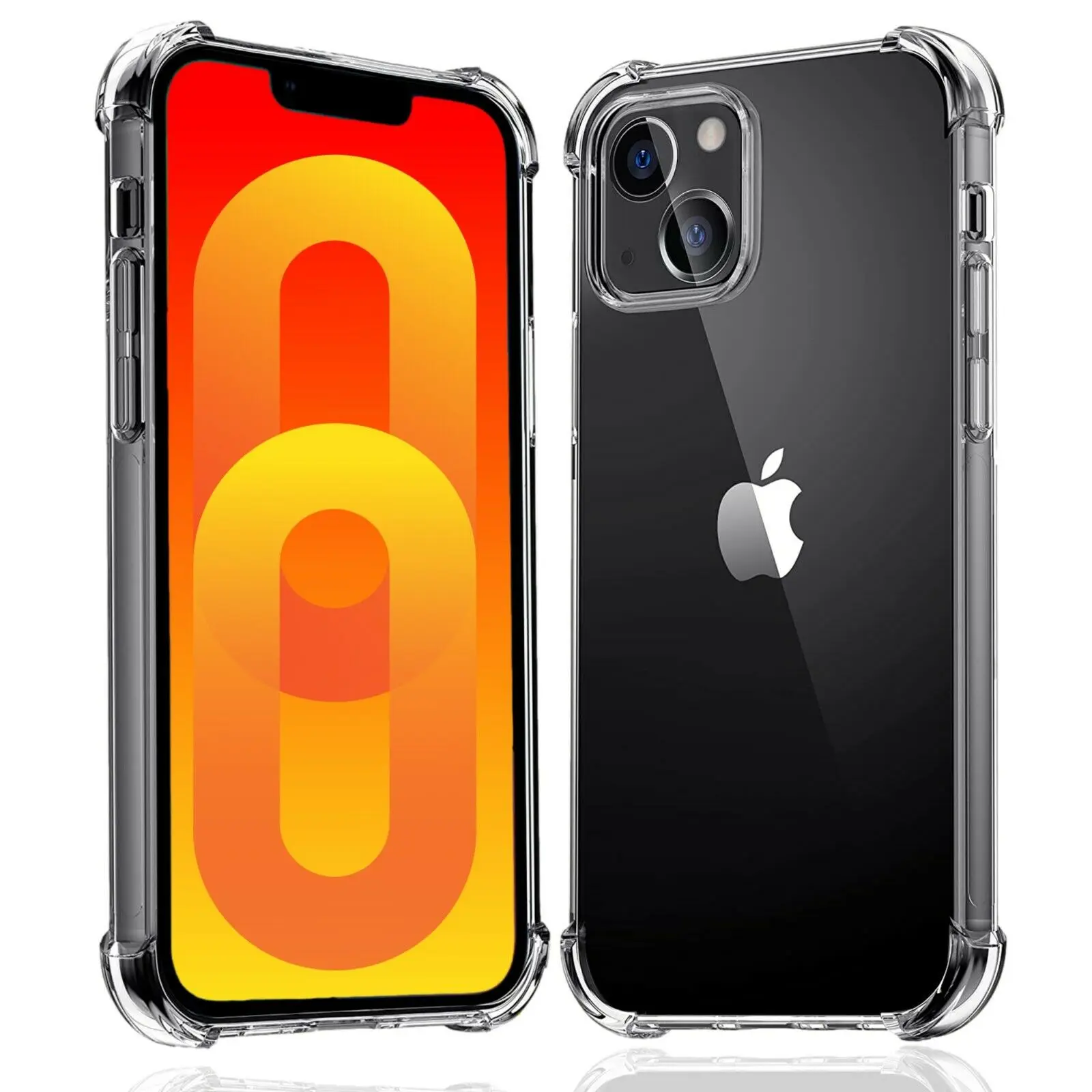 Rubber Slim Thin Flexible Clear TPU Shock-Absorbing Corners Soft Case Cover for iPhone 13 12 11 Pro XR X XS Max 7 8 Plus SE 2020
Rubber Slim Thin Flexible Clear TPU Shock-Absorbing Corners Soft Case Cover for iPhone 13 12 11 Pro XR X XS Max 7 8 Plus SE 2020