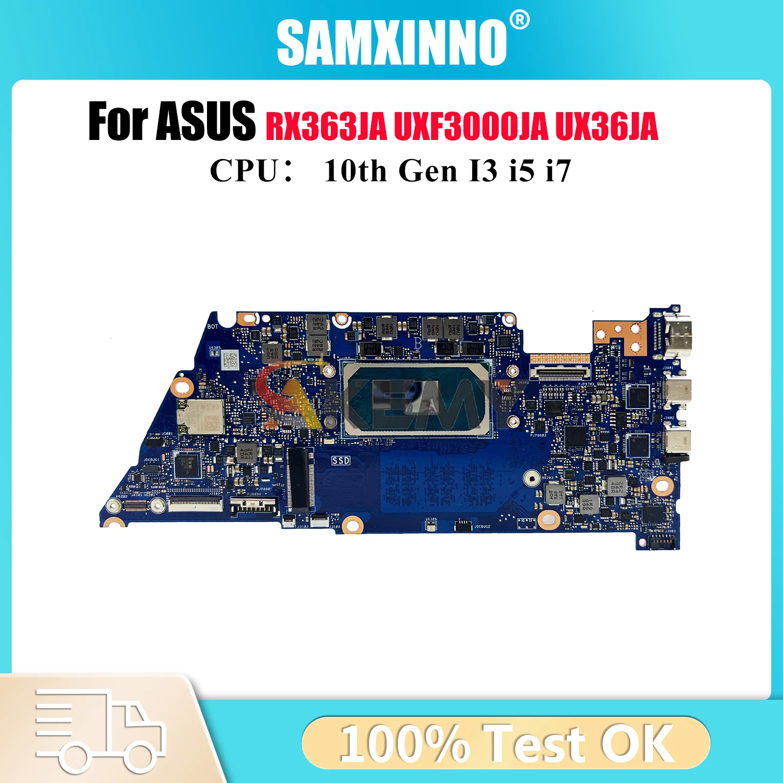 UX363JA Материнская плата для ноутбука ASUS ZenBook UX363 RX363JA BX363JA UXF3000JA UX36JA Материнская плата с 10-го поколения I3 i5 i7 tests OK stk
UX363JA Материнская плата для ноутбука ASUS ZenBook UX363 RX363JA BX363JA UXF3000JA UX36JA Материнская плата с 10-го поколения I3 i5 i7 tests OK stk