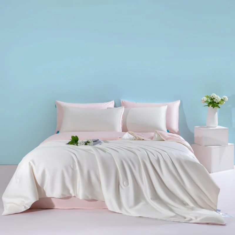 2025 new Lenzing Tencel solid color double-spell summer quilt three-piece cool silky smooth breathable comfortable summer quilt
2025 new Lenzing Tencel solid color double-spell summer quilt three-piece cool silky smooth breathable comfortable summer quilt
