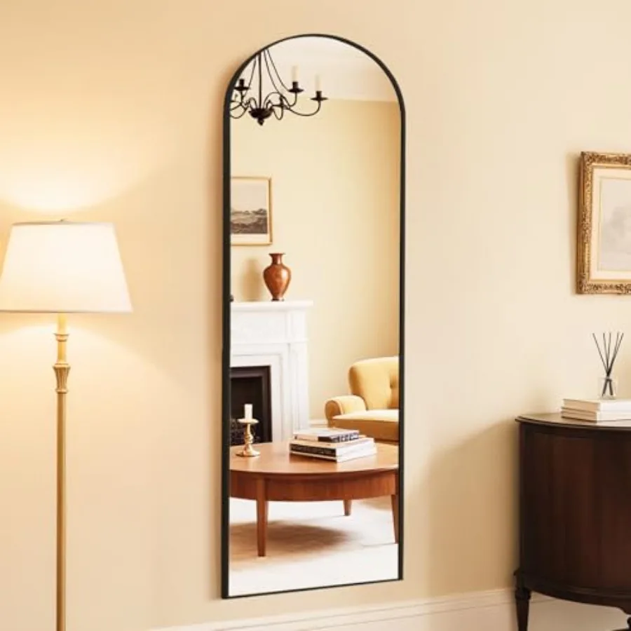 Wall-Mounted 20x63 Full-Length Mirror for Bedroom with Stand Hanging or Leaning Option Silver Frame
Wall-Mounted 20x63 Full-Length Mirror for Bedroom with Stand Hanging or Leaning Option Silver Frame