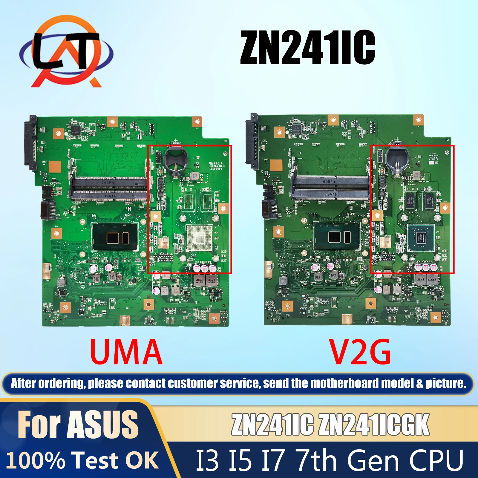 ZN241IC Motherboard For ASUS Zen AiO ZN241IC ZN241ICGK all in one Machine With I3 I5 I7 7th Gen CPU 940MX Fully Test
ZN241IC Motherboard For ASUS Zen AiO ZN241IC ZN241ICGK all in one Machine With I3 I5 I7 7th Gen CPU 940MX Fully Test