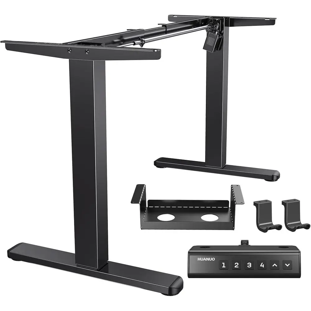 Adjustable Standing Desk with 220lbs Brushless Motor, T-Shaped Steel Legs, 75x35 Desk Surface, Home Office Use, Black
Adjustable Standing Desk with 220lbs Brushless Motor, T-Shaped Steel Legs, 75x35 Desk Surface, Home Office Use, Black