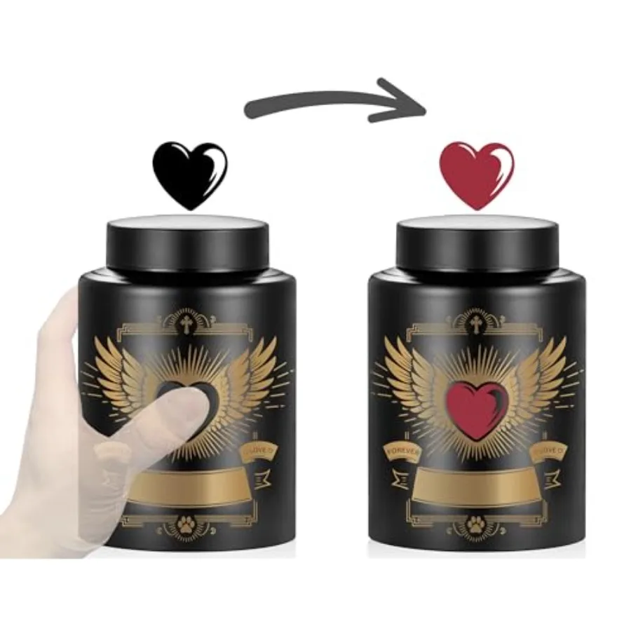 【Spot goods】Pet Urn for Dogs and Cats Ashes Memorials Stainless Steel Urn with a Variable Colour Love Heart to Present Endless
【Spot goods】Pet Urn for Dogs and Cats Ashes Memorials Stainless Steel Urn with a Variable Colour Love Heart to Present Endless