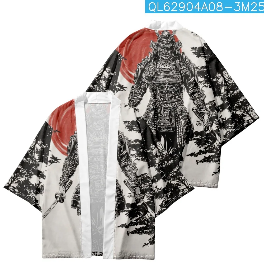 Japanese Samurai Loose Cardigan Haori Women Men Harajuku Kimono Cosplay Tops Blouse Yukata Clothing
Japanese Samurai Loose Cardigan Haori Women Men Harajuku Kimono Cosplay Tops Blouse Yukata Clothing