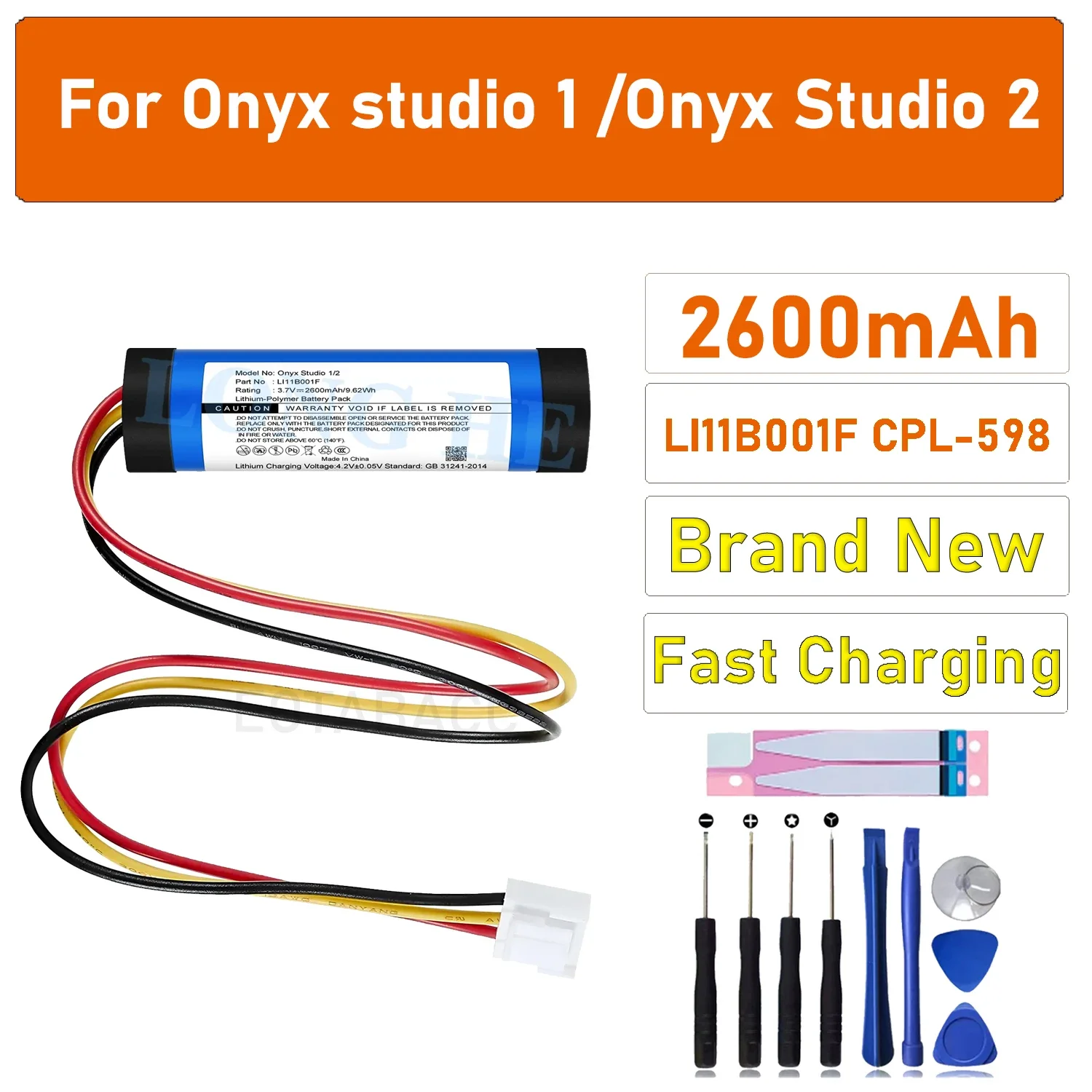 LI11B001F CPL-598 аккумулятор 2600 мАч для Harman Kardon Onyx Studio 1 2 Studio2 Studio1 специальный выпуск Bluetooth аккумуляторы
LI11B001F CPL-598 аккумулятор 2600 мАч для Harman Kardon Onyx Studio 1 2 Studio2 Studio1 специальный выпуск Bluetooth аккумуляторы