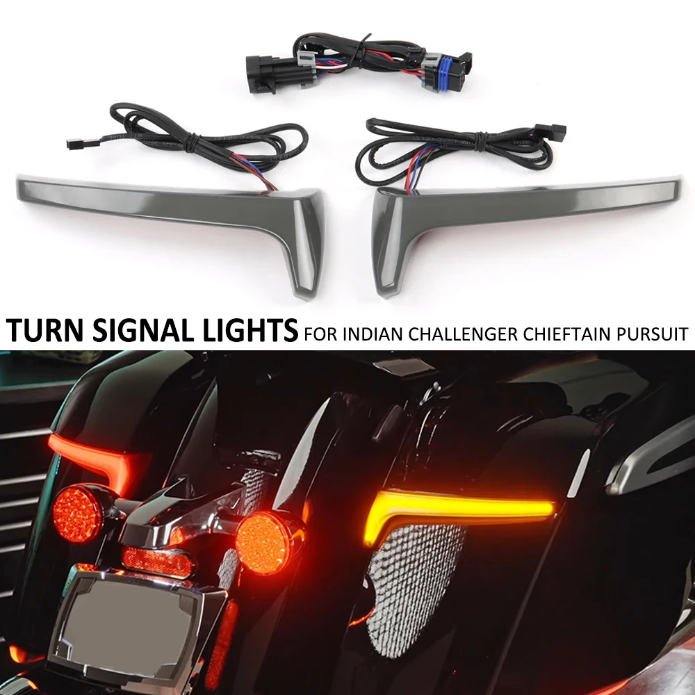 New Motorcycle Led Saddlebag Brake Flowing Turn Signal Accent Light For Indian Challenger Pursuit Limited Elite Dark Horse lcon
New Motorcycle Led Saddlebag Brake Flowing Turn Signal Accent Light For Indian Challenger Pursuit Limited Elite Dark Horse lcon