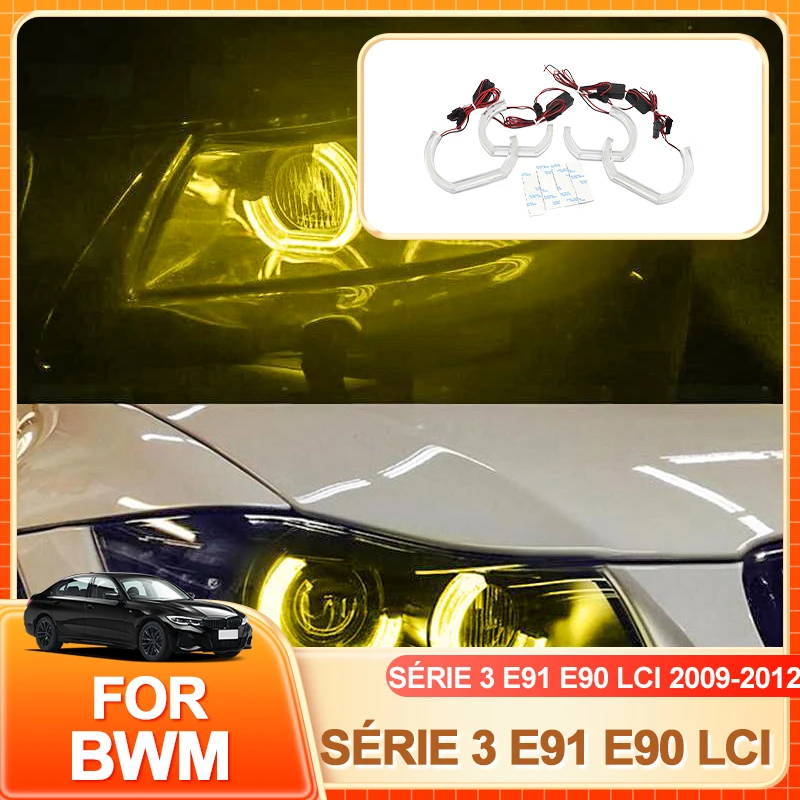 Glasses Holder Lemon Yellow Daylight Angel Eyes CS CSL Style for BMW 3 Series E91 E90 LCI 2009-2012 Xenon Headlights Daytime
Glasses Holder Lemon Yellow Daylight Angel Eyes CS CSL Style for BMW 3 Series E91 E90 LCI 2009-2012 Xenon Headlights Daytime