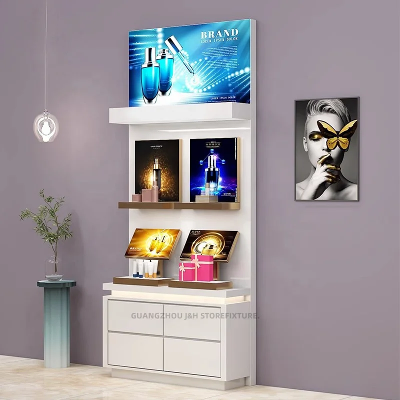customized.Store retail cosmetic display stand beauty products shop cosmetics interior display rack fashion cosmetic shelf rack
customized.Store retail cosmetic display stand beauty products shop cosmetics interior display rack fashion cosmetic shelf rack
