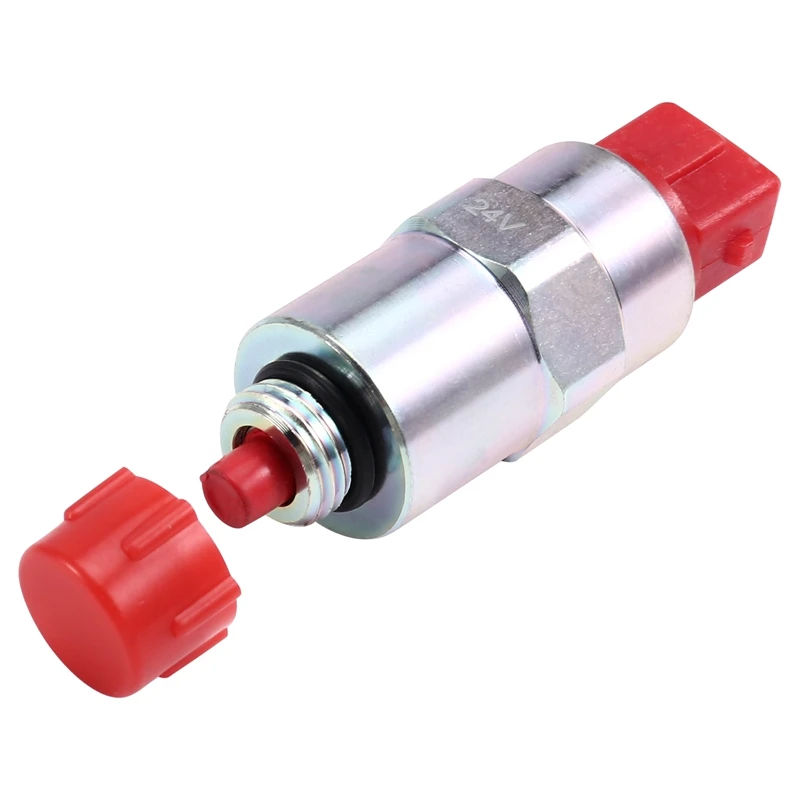 643244 147-2645 312D2GC 24V Fuel Stop Flameout Solenoid Valve E320D 312C For Caterpillar Excavator Accessories
643244 147-2645 312D2GC 24V Fuel Stop Flameout Solenoid Valve E320D 312C For Caterpillar Excavator Accessories