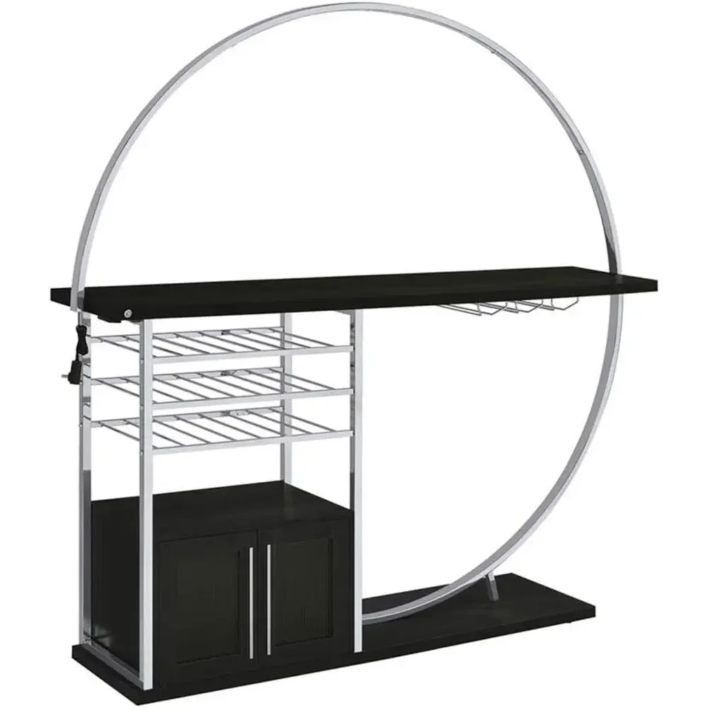 Special OfferCircular LED Wood Home Bar, 75" H X 72.5" W X 16.25" D, K Charcoal Inish, Wine Storage Or 21 Bottles, Glass Holder,
Special OfferCircular LED Wood Home Bar, 75" H X 72.5" W X 16.25" D, K Charcoal Inish, Wine Storage Or 21 Bottles, Glass Holder,