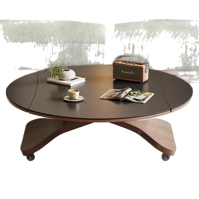 Integrated coffee table dining table dual-purpose solid wood living room home multi-functional mobile
Integrated coffee table dining table dual-purpose solid wood living room home multi-functional mobile