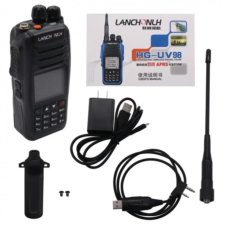 HG-UV98 Two Way Radio VHF UHF APRS Positioning Handheld Walkie Talkie W/ Flashlight for GPS Beidou
HG-UV98 Two Way Radio VHF UHF APRS Positioning Handheld Walkie Talkie W/ Flashlight for GPS Beidou