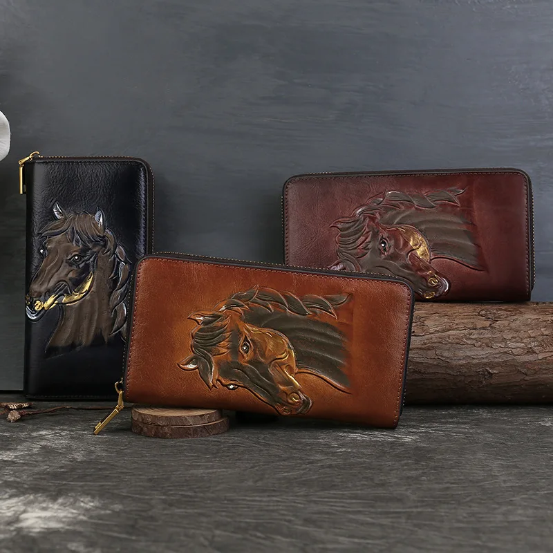Кошелек из воловьей кожи с верхним слоем, цветное в стиле ретро, несколько слотов, большая вместимость, ручной кошелек с тиснением лошади животных
Кошелек из воловьей кожи с верхним слоем, цветное в стиле ретро, несколько слотов, большая вместимость, ручной кошелек с тиснением лошади животных