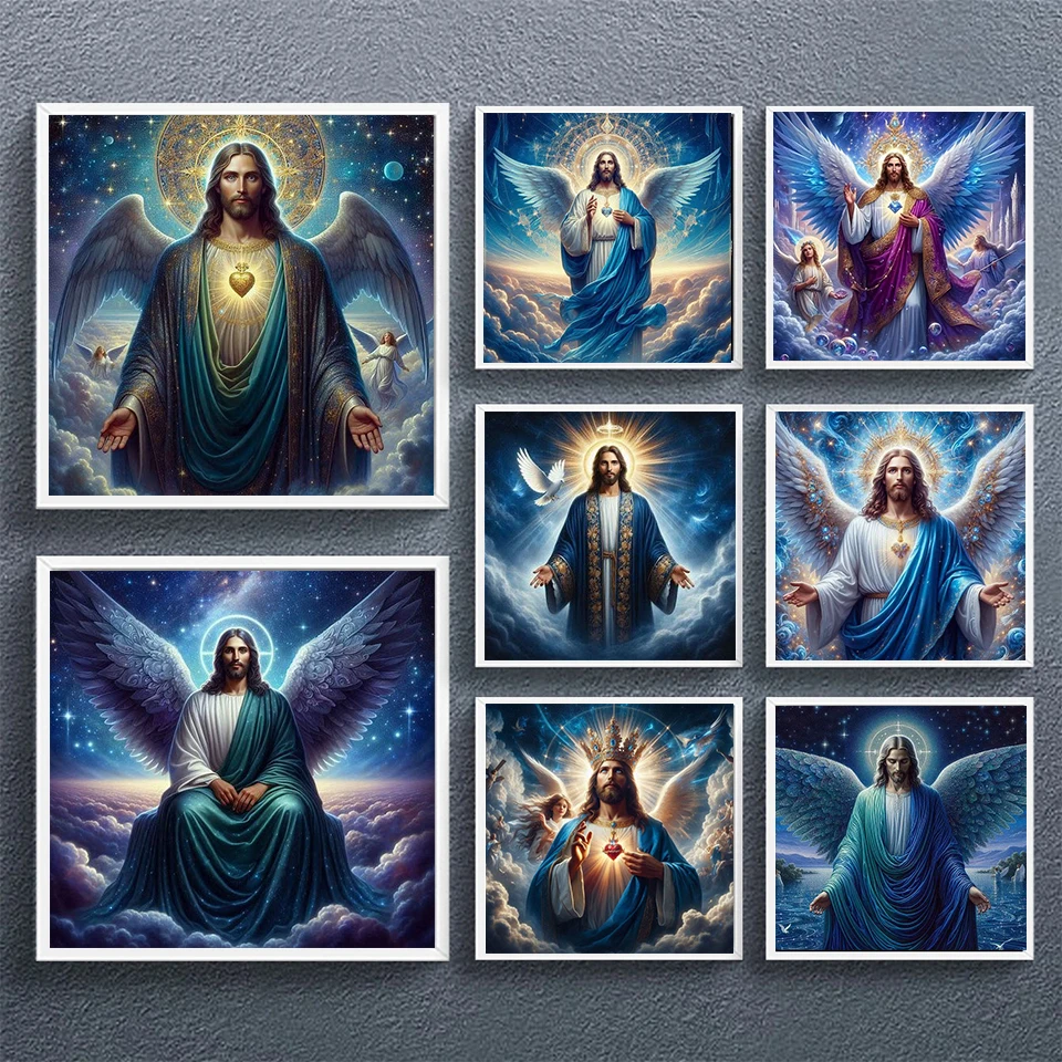 5D DIY Diamond Painting Set Jesus Cross Embroidery Painting God Mosaic Art Children's Home Decoration Painting Gift
5D DIY Diamond Painting Set Jesus Cross Embroidery Painting God Mosaic Art Children's Home Decoration Painting Gift