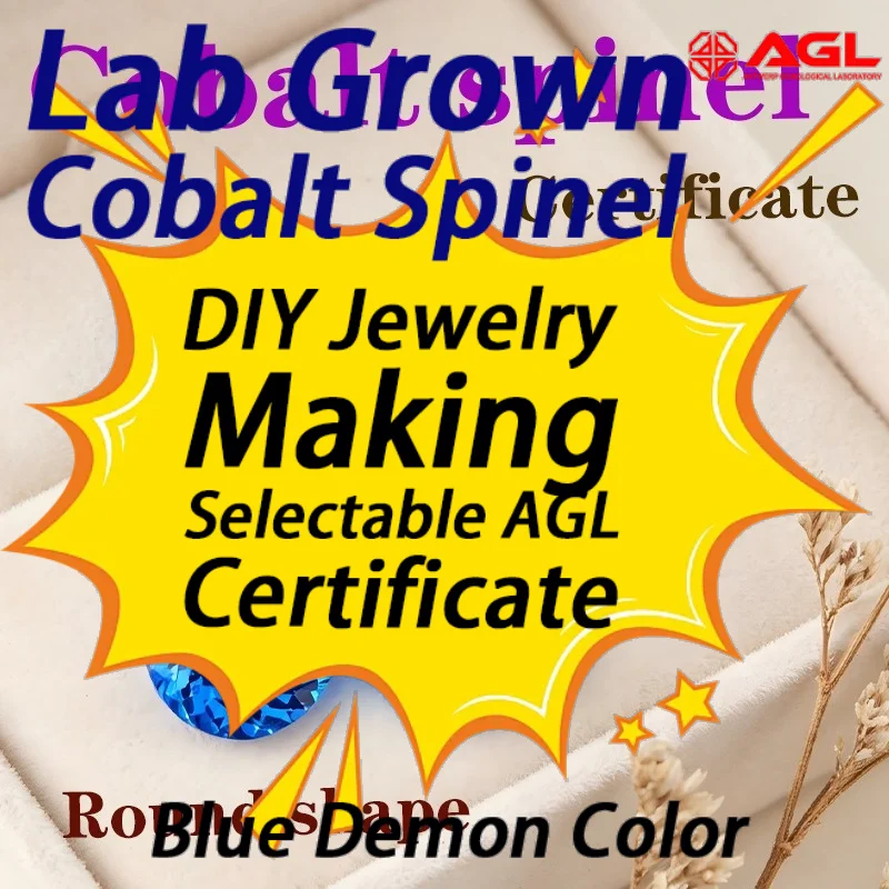 Laboratory Cultivation of Gemstones Cobalt Spinel Round Shape Certificate High Quality
Laboratory Cultivation of Gemstones Cobalt Spinel Round Shape Certificate High Quality