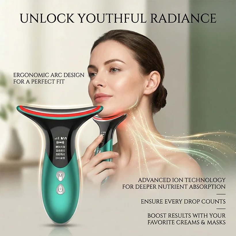 Light wave vibration massage instrument Facial lift introduction Firming micro-current hot compress Color light Neck beauty
Light wave vibration massage instrument Facial lift introduction Firming micro-current hot compress Color light Neck beauty