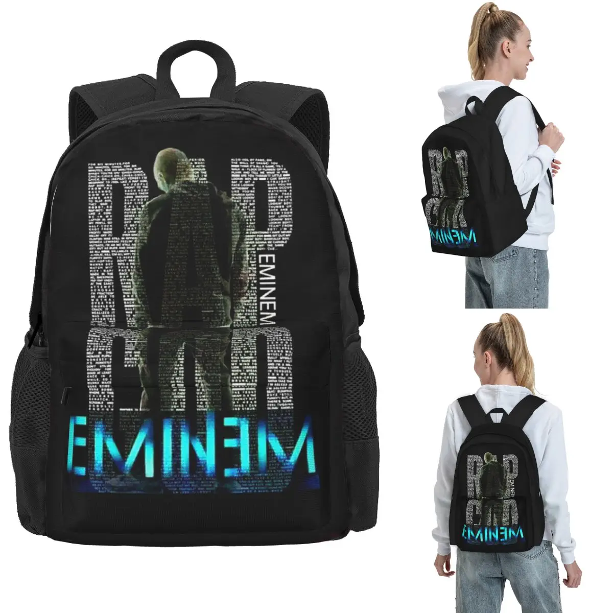 Рюкзаки Rap God Eminem для мальчиков и девочек, сумка для книг, большая вместительная школьная сумка для студентов, рюкзак для ноутбука, сумка на плечо
Рюкзаки Rap God Eminem для мальчиков и девочек, сумка для книг, большая вместительная школьная сумка для студентов, рюкзак для ноутбука, сумка на плечо