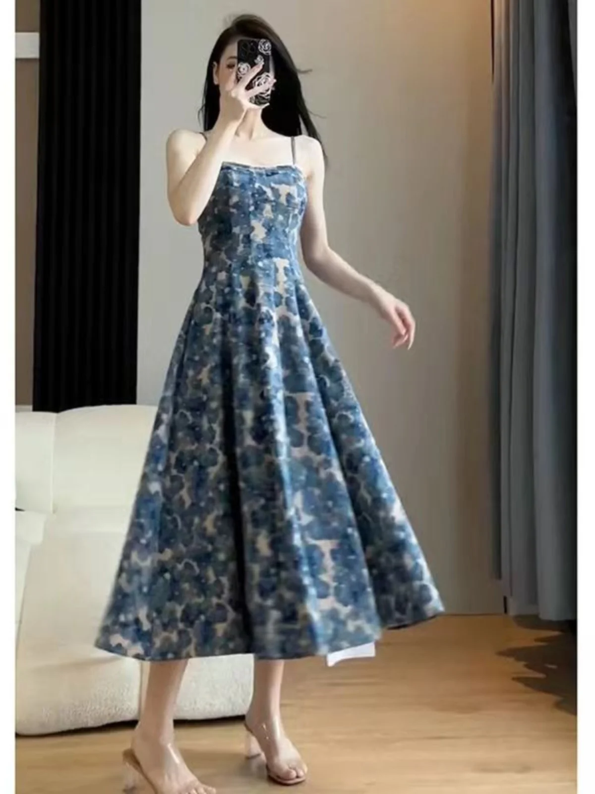 Summer 2026 Floral Print Slimming Women's Dress Korean Holiday Style Sexy Personality A-Line Skirt Short Sleeve Casual
Summer 2026 Floral Print Slimming Women's Dress Korean Holiday Style Sexy Personality A-Line Skirt Short Sleeve Casual