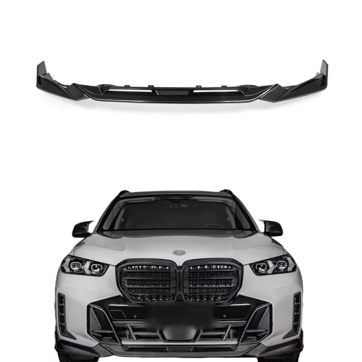 Real Carbon Fiber Front Lip for X5 G05 2020+ Bodykit SQ Style Front Bumper Splitter
Real Carbon Fiber Front Lip for X5 G05 2020+ Bodykit SQ Style Front Bumper Splitter
