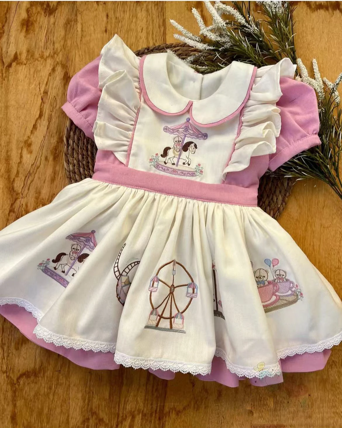 0-12Y Summer Baby Girl Flower Embroidery White Vintage Ball Gown Princess Dress for Casual Party Birthday Eid Photography B346
0-12Y Summer Baby Girl Flower Embroidery White Vintage Ball Gown Princess Dress for Casual Party Birthday Eid Photography B346