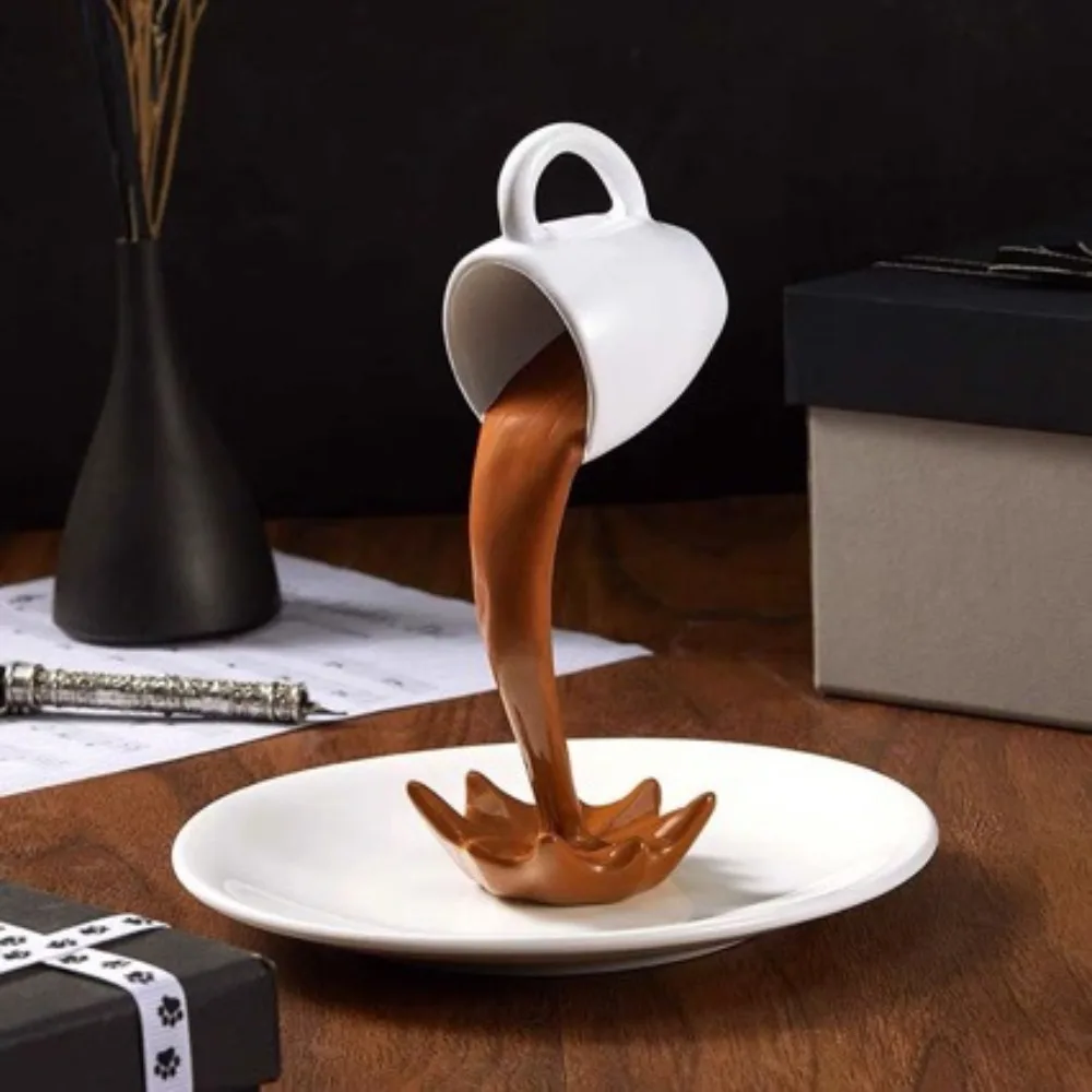 Creative Resin Suspended Coffee Cup Figurine 3D Hanging Ornament Desktop Decoration Home Art Craft
Creative Resin Suspended Coffee Cup Figurine 3D Hanging Ornament Desktop Decoration Home Art Craft