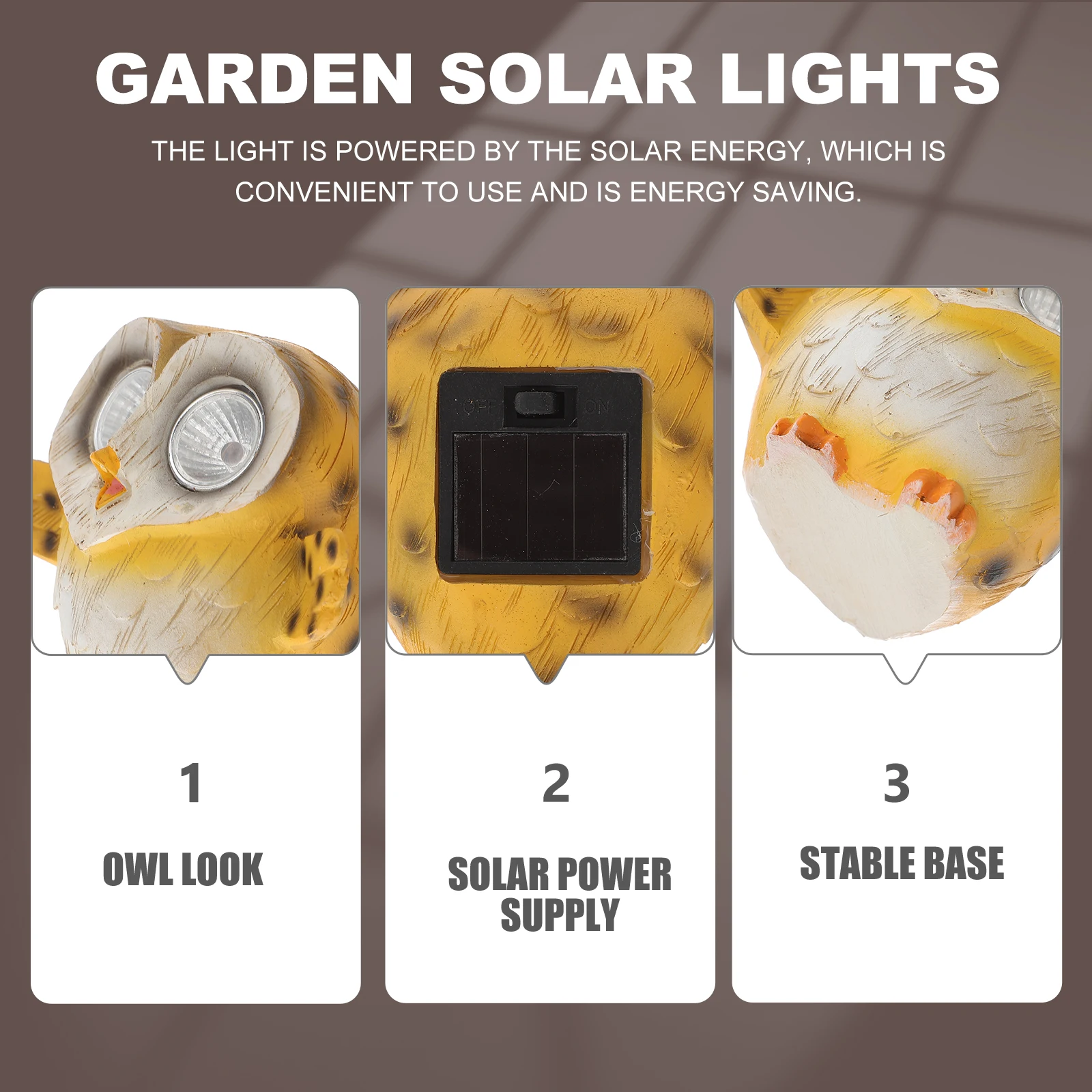 Solar Lights for Garden Owl Lamp Outdoor Balcony Decor Decorations Christmas outside
Solar Lights for Garden Owl Lamp Outdoor Balcony Decor Decorations Christmas outside