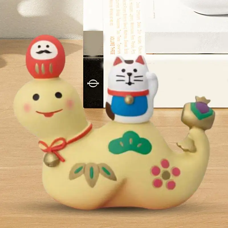 Japanese Style Cat Resin Small Decoration Crafts for Chinese New Year Snake Year Trend Bonsai Decor Desk Decoration Collection
Japanese Style Cat Resin Small Decoration Crafts for Chinese New Year Snake Year Trend Bonsai Decor Desk Decoration Collection