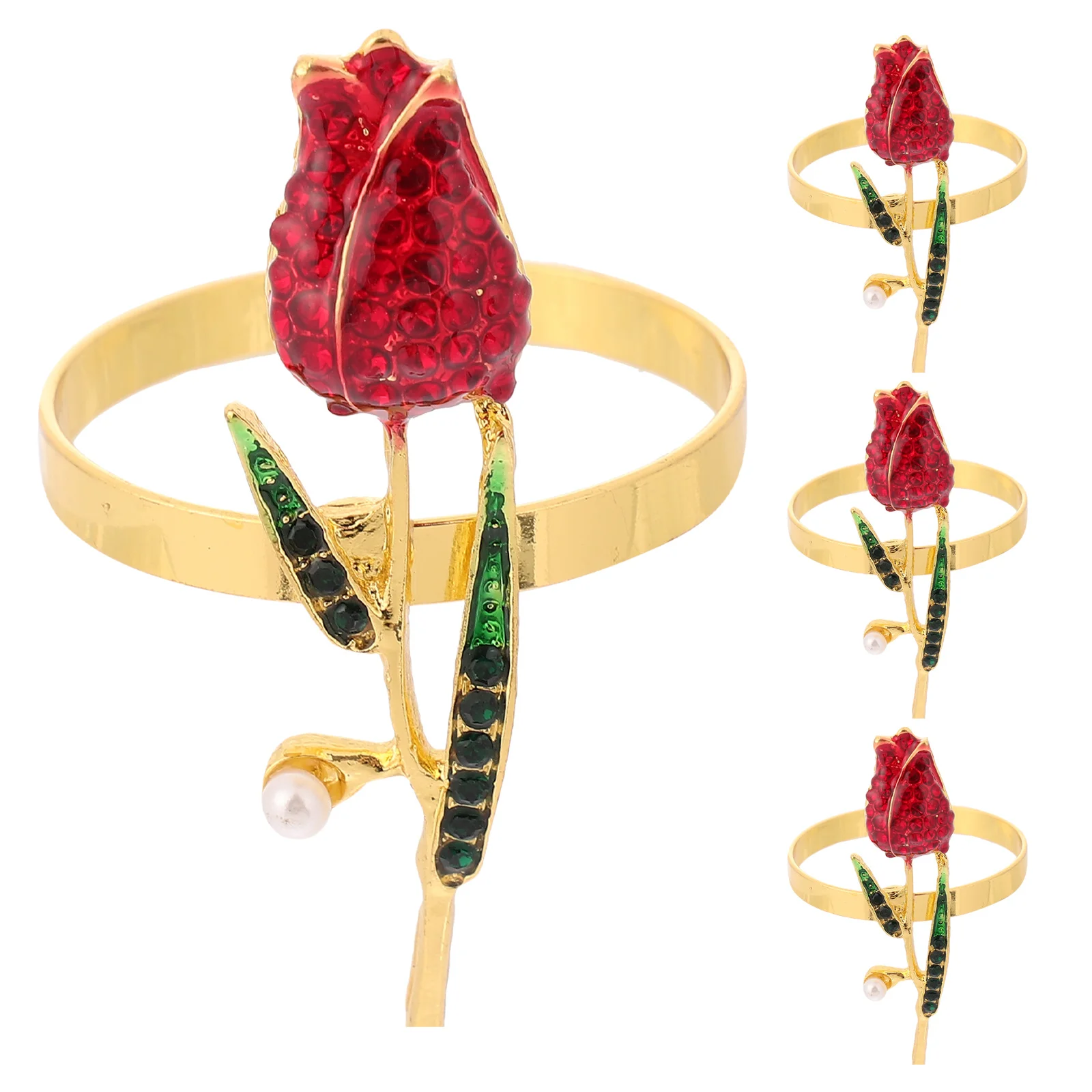 4Pcs Gold Napkin Rings Flower Shaped Serviette Holder for Dining Table Wedding Banquet Holiday Table Decoration Set
4Pcs Gold Napkin Rings Flower Shaped Serviette Holder for Dining Table Wedding Banquet Holiday Table Decoration Set