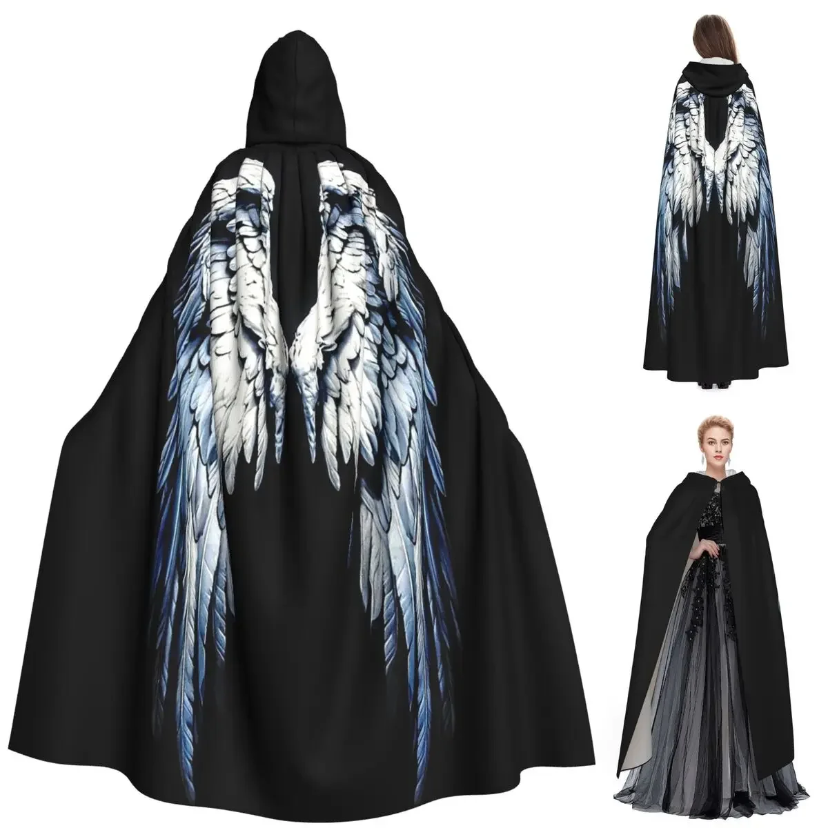 Длинный плащ с капюшоном, средневековый костюм ведьмы, накидка для косплея
Длинный плащ с капюшоном, средневековый костюм ведьмы, накидка для косплея