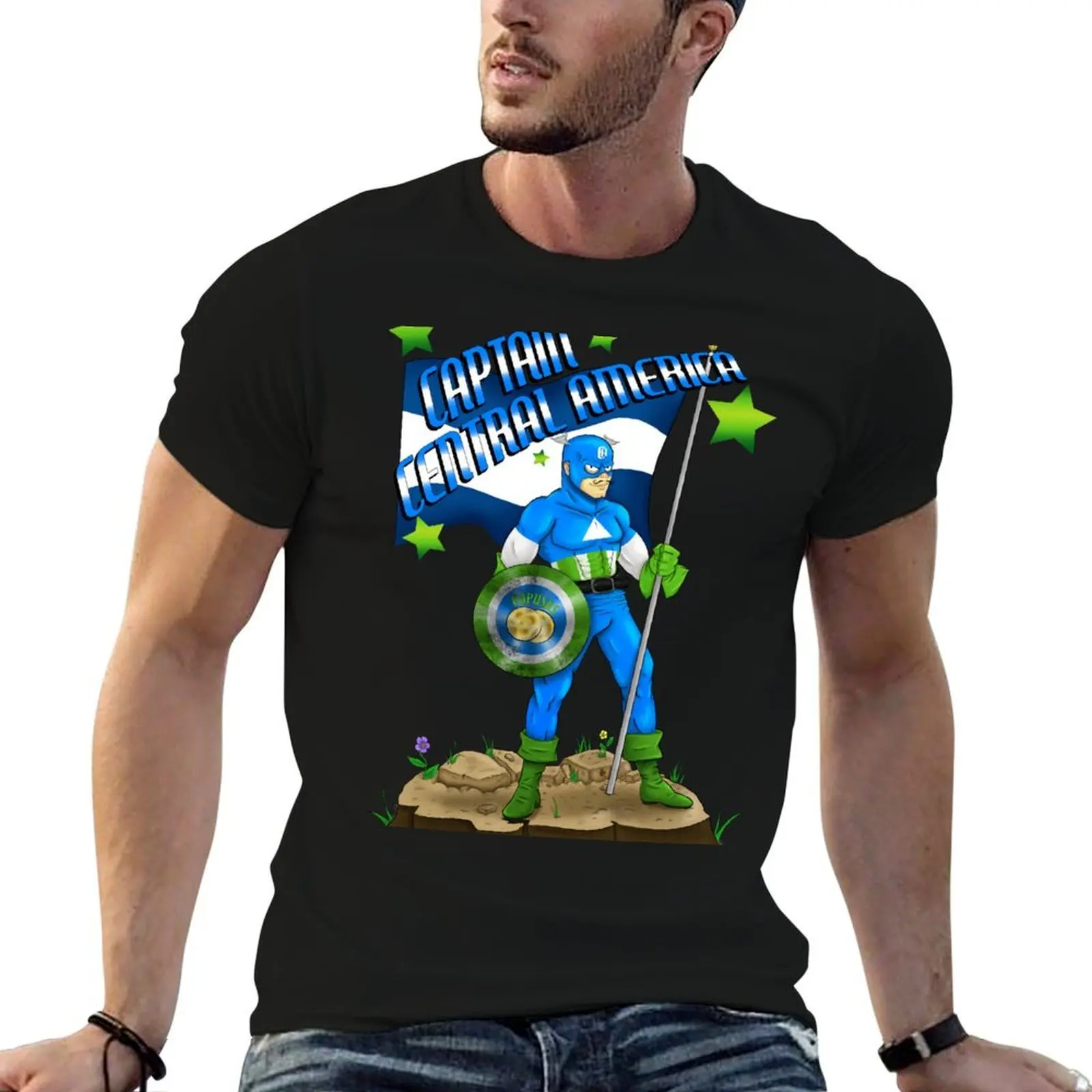 Captain Central America T-Shirt t shirts cotton 100% t shirt for man T-Shirt
Captain Central America T-Shirt t shirts cotton 100% t shirt for man T-Shirt
