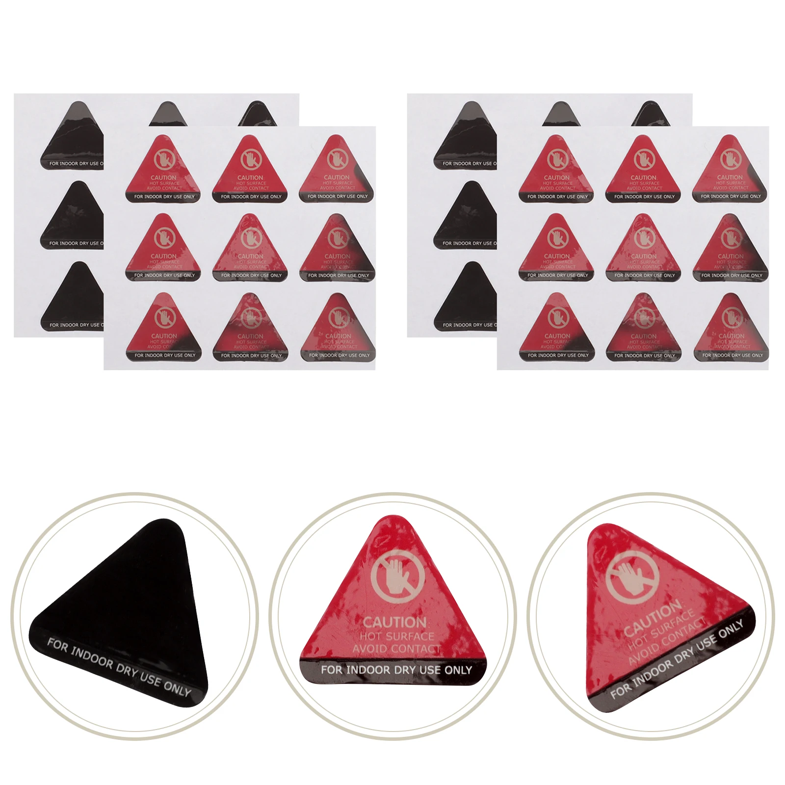 10pcs High Temperature Warning Stickers Color Change Scald Caution Labels Hot Surface Safety Signs For Kettles Heating Lamps
10pcs High Temperature Warning Stickers Color Change Scald Caution Labels Hot Surface Safety Signs For Kettles Heating Lamps