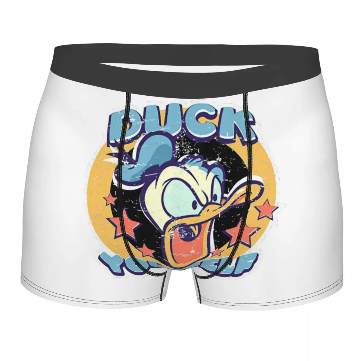 Новинка, шорты-боксеры «Дональд Дак Yourself», трусы, мужское длинное нижнее белье, трусы из полиэстера для Homme S-XXL
Новинка, шорты-боксеры «Дональд Дак Yourself», трусы, мужское длинное нижнее белье, трусы из полиэстера для Homme S-XXL