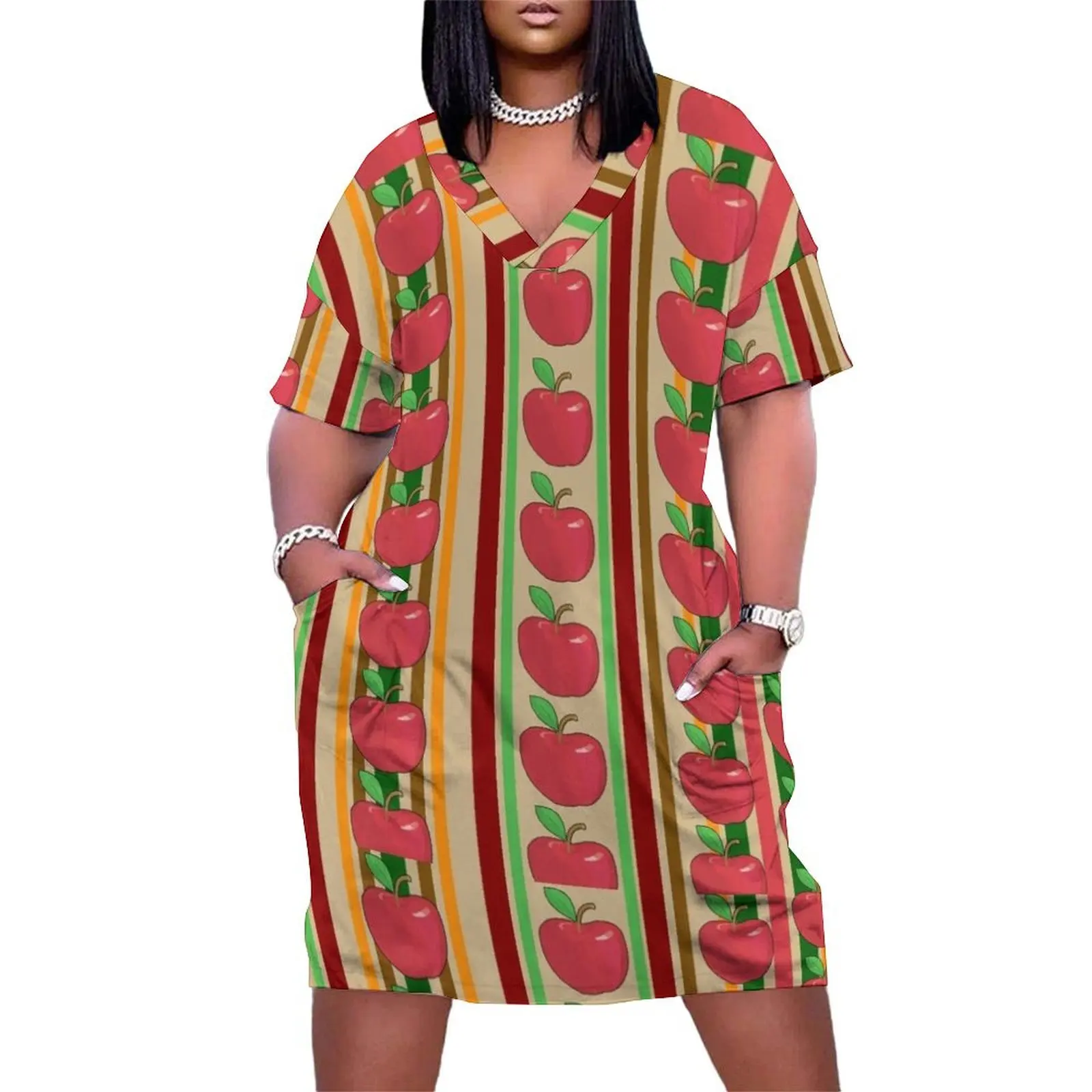 More Apples! Loose Pocket Dress luxury woman evening dress women clothing 2025 new arrivals
More Apples! Loose Pocket Dress luxury woman evening dress women clothing 2025 new arrivals