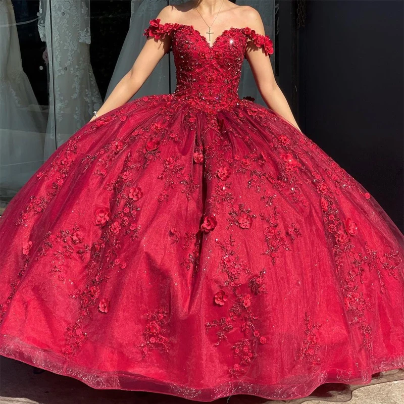 Красное выпускное платье с бусинами, платье Quinceanera, кружевное свадебное платье с 3D аппликацией, милое платье для дня рождения
Красное выпускное платье с бусинами, платье Quinceanera, кружевное свадебное платье с 3D аппликацией, милое платье для дня рождения