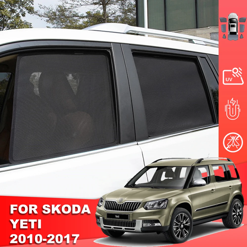 For Skoda Yeti 5L 2009-2017 Magnetic Car Sunshade Shield Front Windshield Curtain Rear Side Baby Trunk Window Sun Shade Visor
For Skoda Yeti 5L 2009-2017 Magnetic Car Sunshade Shield Front Windshield Curtain Rear Side Baby Trunk Window Sun Shade Visor