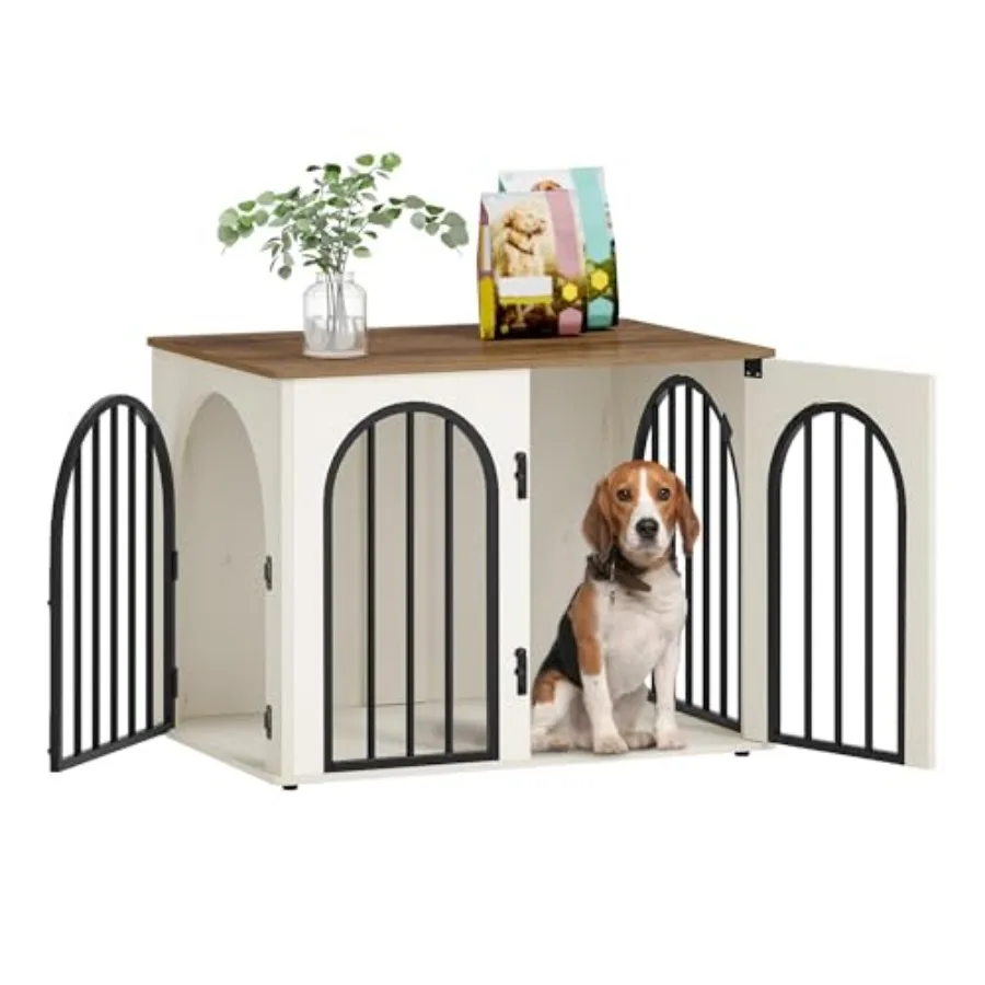31.5'' Wooden Dog Crate Furniture, Indoor Dog Kennel Dogs Cage for Small/Medium Dogs, Heavy Duty Dog Crates Decorative Pet Hous
31.5'' Wooden Dog Crate Furniture, Indoor Dog Kennel Dogs Cage for Small/Medium Dogs, Heavy Duty Dog Crates Decorative Pet Hous