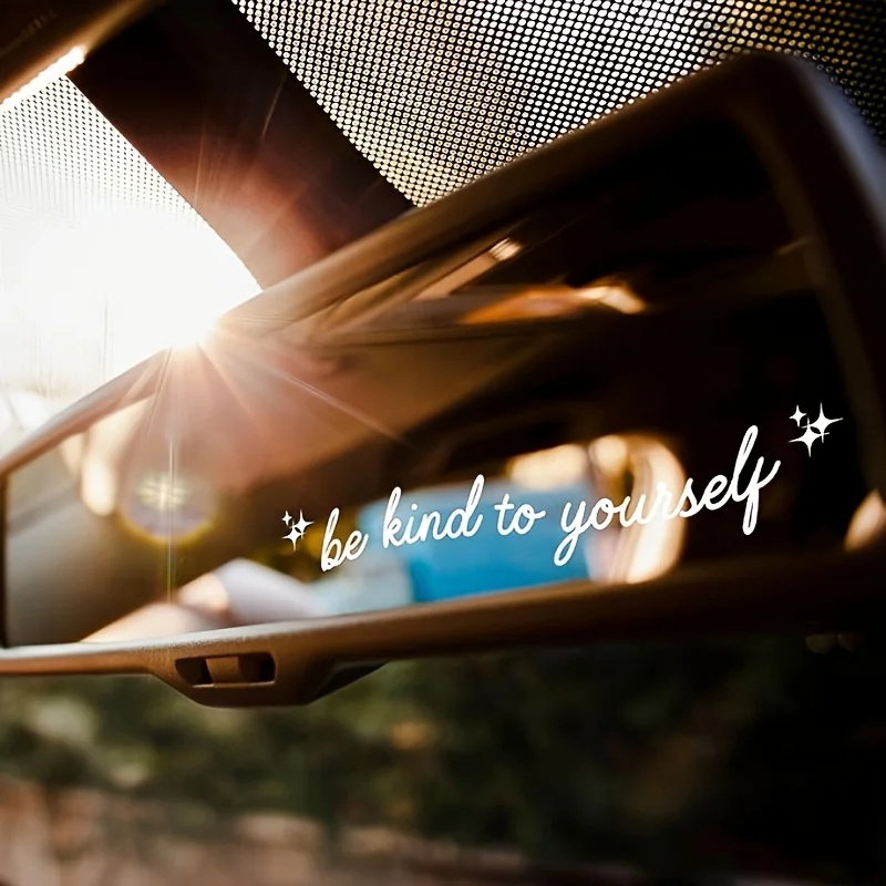 Inspirational Positive Decal for Car Window Mirror LaptopBe Kind To Yourself Waterproof Vinyl Sticker
Inspirational Positive Decal for Car Window Mirror LaptopBe Kind To Yourself Waterproof Vinyl Sticker
