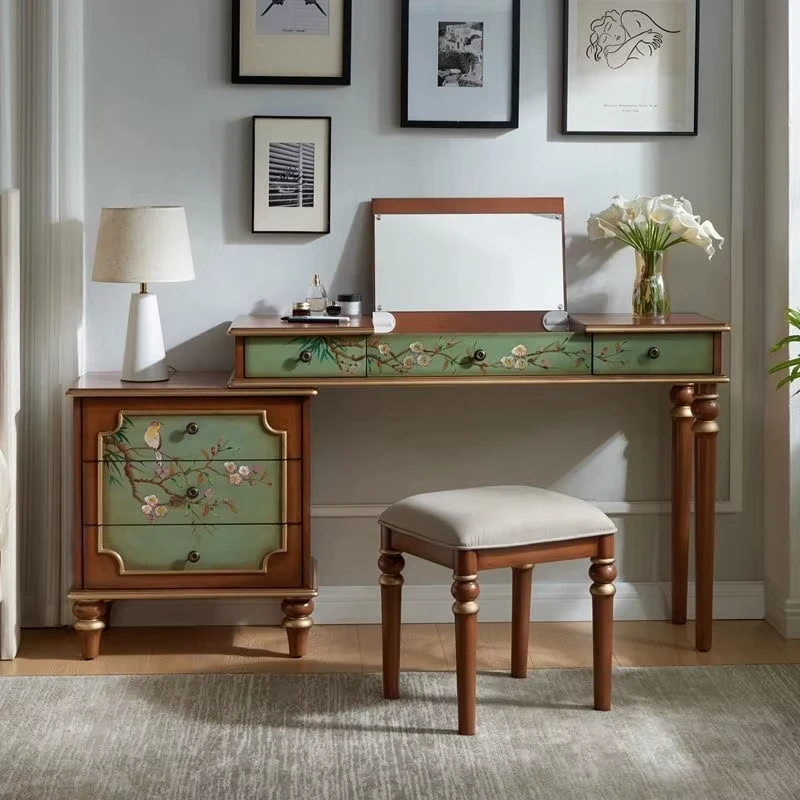 French retro solid wood dresser, modern high-end retro dresser
French retro solid wood dresser, modern high-end retro dresser