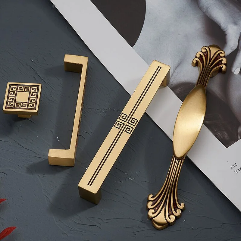 Solid Brass Furniture Wardrobe Door Pull Handle Drawer Cabinet Vintage European Kitchen Cupboard Dresser Closet Antique Knob
Solid Brass Furniture Wardrobe Door Pull Handle Drawer Cabinet Vintage European Kitchen Cupboard Dresser Closet Antique Knob