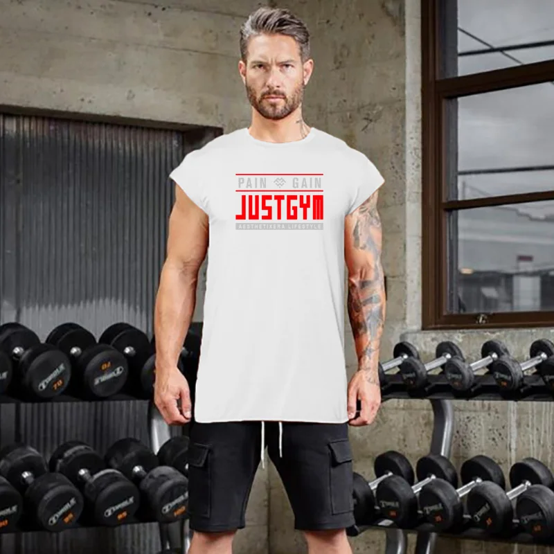 Mens Workout Running Gym Clothing Bodybuilding Fitness Tank Top Casual Muscle Vest Fashion Brand Sports Small Half Sleeve TShirt
Mens Workout Running Gym Clothing Bodybuilding Fitness Tank Top Casual Muscle Vest Fashion Brand Sports Small Half Sleeve TShirt