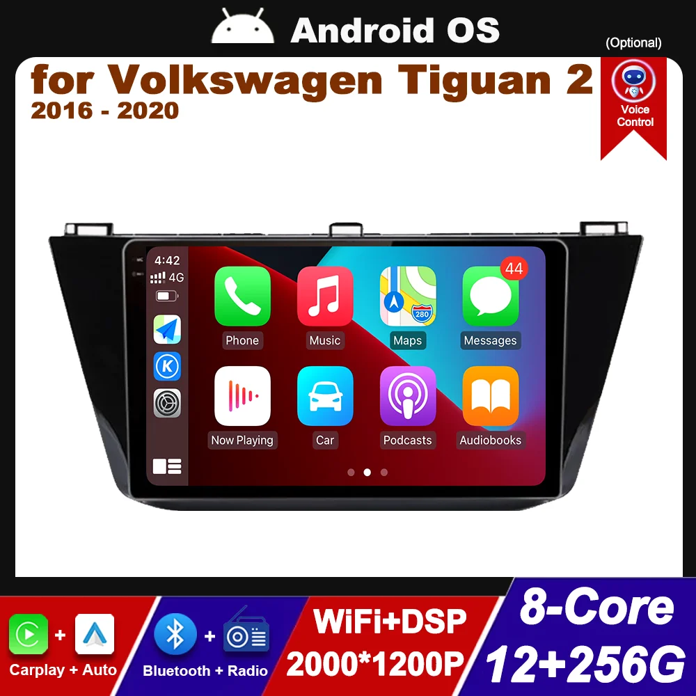 Carplay GPS Navi Android System 4G+WiFi 10.1 inch for Volkswagen Tiguan 2 2016 - 2020 2.5D Screen Car Video Multimedia Player BT
Carplay GPS Navi Android System 4G+WiFi 10.1 inch for Volkswagen Tiguan 2 2016 - 2020 2.5D Screen Car Video Multimedia Player BT