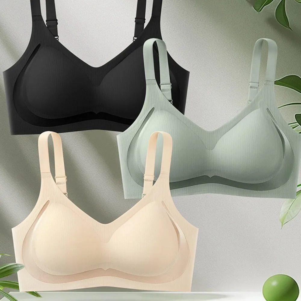 Облегающий беспроводной бюстгальтер с глубоким V-образным вырезом, противоударный бесследный бюстгальтер для женщин, собранная грудь, антипровисающее нижнее белье пуш-ап, йога
Облегающий беспроводной бюстгальтер с глубоким V-образным вырезом, противоударный бесследный бюстгальтер для женщин, собранная грудь, антипровисающее нижнее белье пуш-ап, йога