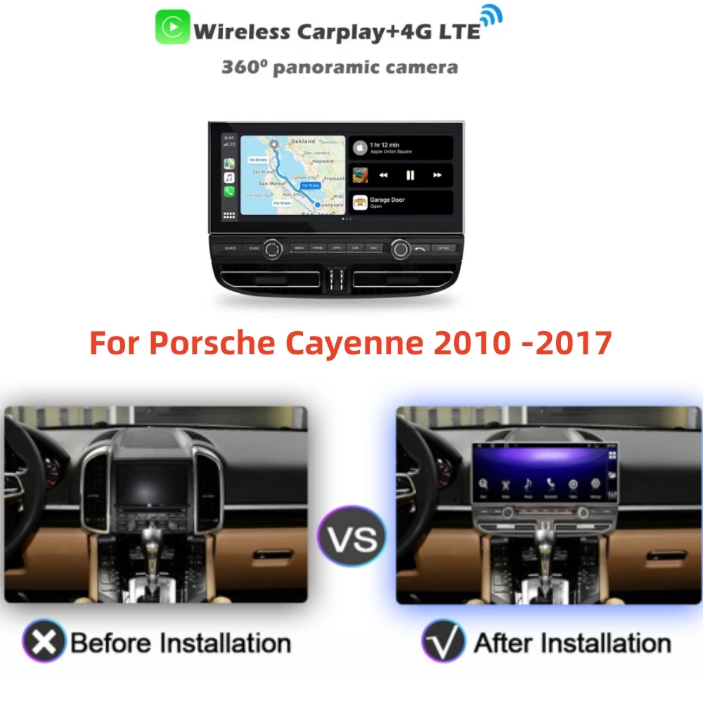 128G Blu-ray Screen For Porsche Cayenne 2010-2017 Android Car Radio GPS Multimedia Player Audio Navigation Head Unit Carplay 360
128G Blu-ray Screen For Porsche Cayenne 2010-2017 Android Car Radio GPS Multimedia Player Audio Navigation Head Unit Carplay 360