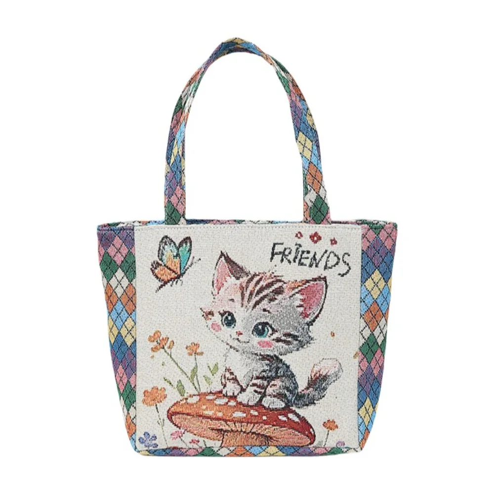 Cute Cat Ethnic Style Handbag Giraffe Dog Embroidery Tote Bag Animal Large Capacity Canvas Tote Bag Shopping
Cute Cat Ethnic Style Handbag Giraffe Dog Embroidery Tote Bag Animal Large Capacity Canvas Tote Bag Shopping