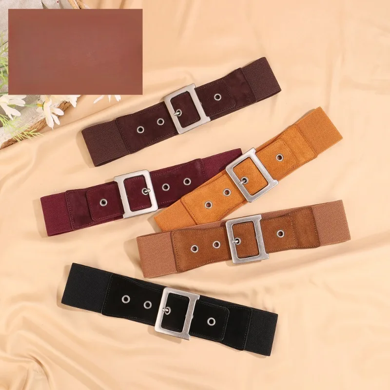 New Luxury 2024 Women's Cowhide Suede Versatile Dress Denim Skirt Decorative Luxury Elastic Needle Buckle Belt
New Luxury 2024 Women's Cowhide Suede Versatile Dress Denim Skirt Decorative Luxury Elastic Needle Buckle Belt