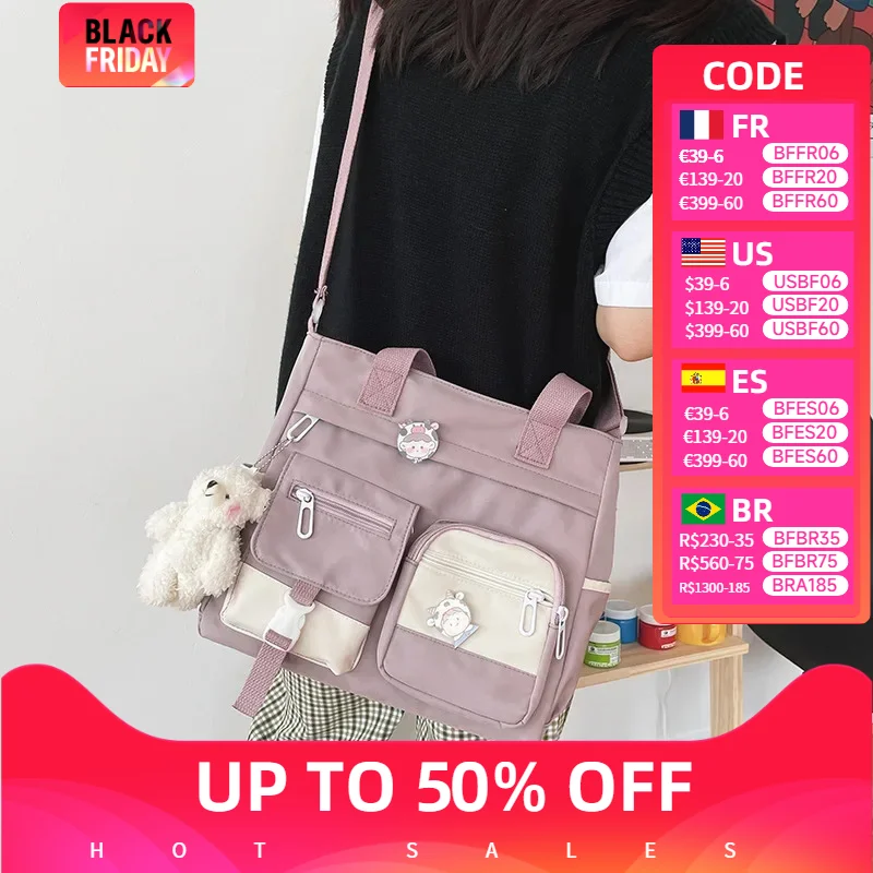 Waterproof Canvas Women Handbags Shoulder Bag Nylon Ladies Messenger Bag Oxford Crossbody Bags Tote Book Bags for Girls Satchels
Waterproof Canvas Women Handbags Shoulder Bag Nylon Ladies Messenger Bag Oxford Crossbody Bags Tote Book Bags for Girls Satchels